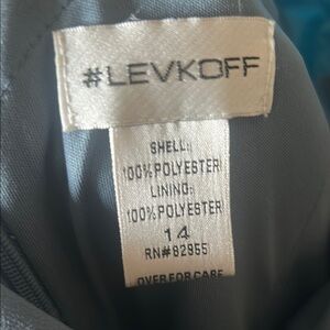 Levkoff Elegant Gray Gown